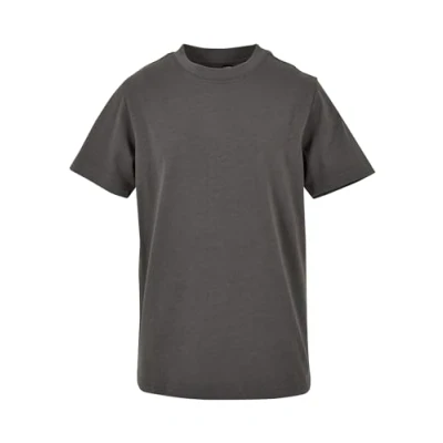 Abbildung von Build Your Brand Jungen BY116 Kids Basic Tee T Shirt, darkshadow, 146/152