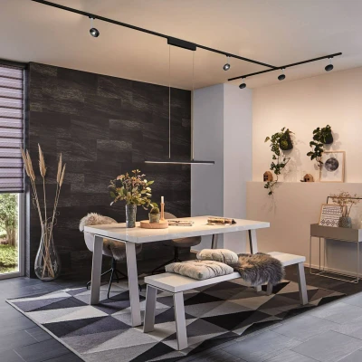 Abbildung von Paulmann Schienensystem Leuchten »URail Pendel Smart Home Lento 3x1800lm 3x13,5W 230V Chrom matt«, (1 tlg.), Zigbee 3.0 Tunable White dimmbar