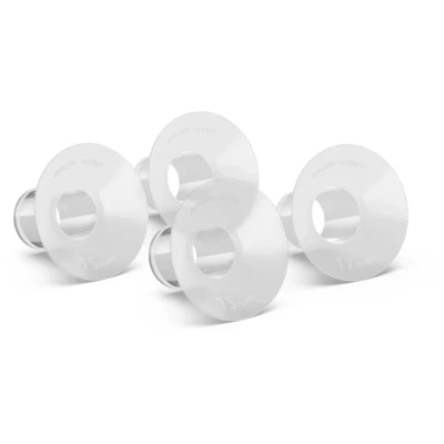 Abbildung von Philips Avent freihändige (Hands free) kleine Einsätze (15 mm und 17 mm) für die elektrische Milchpumpe, kompatibel mit freihändigen Auffangbechern, SCF554/11
