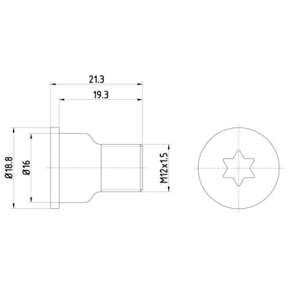 Abbildung von TEXTAR TPM0005 Schraube, Bremsscheibe AUDI: Q7, PORSCHE: Cayenne
