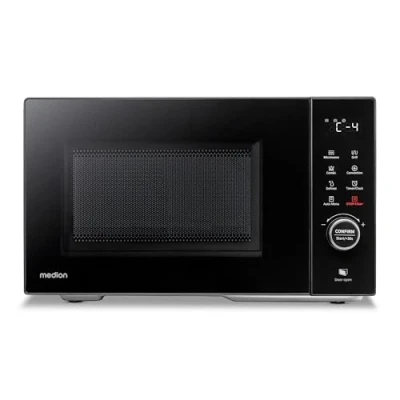 Abbildung von Medion® Mikrowelle »MD 12031 mit Grill und Heißluftfunktion«, Heißluft Mikrowelle, 23 L, 5 Leistungsstufen, 11 Automatikpogramme, Auftaufunktion