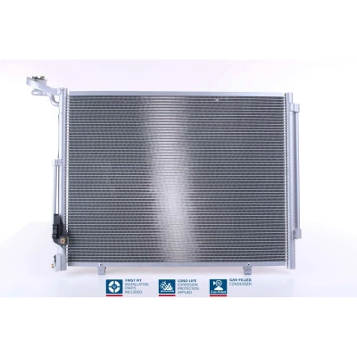 Abbildung von NISSENS 941092 Klimakondensator ohne Trockner Aluminium 565 R 134a FORD: FIESTA 7