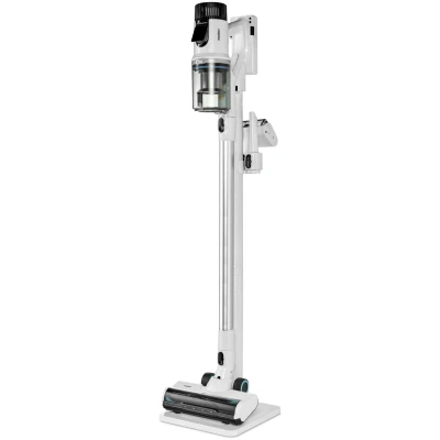 Abbildung von MEDION P400 W Stabstaubsauger mit Wischfunktion (kabellos, beutellos, Zyklon Technologie, 400 Watt, 2in1 Stielstaubsauger Handstaubsauger, Akku, Staubsensor, HEPA H13, LED Touch Display, Bürstenrolle)