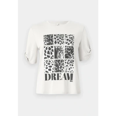 Abbildung von ONLY Onlfree LIFE Create BOX Tshirt print, Damen, Größe: Large, Pumice stone