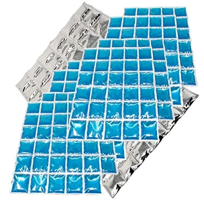 Abbildung von ToCi 9 x Kühlmatte Kühlakku mit 30 Kühlzellen, Eis Pack, Kühlkissen, Kühlkompresse, Kühlakkus, Flexible Kühlelemente, 38 25 cm Kühlpack Kühlgel