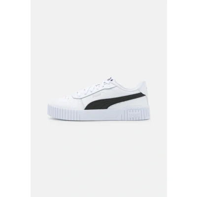 Abbildung von Puma Carina 2.0 Sneaker low, Damen, Größe: 41, White/black/silver Leder