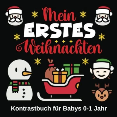 Abbildung von Mein erstes Weihnachten: Kontrastbuch für Babys 0 1 Jahr