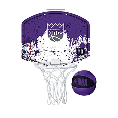 Abbildung von Wilson MINI Basketballkorb NBA TEAM HOOP, SACRAMENTO KINGS, Kunststoff, TU