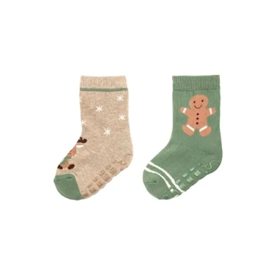 Abbildung von Sterntaler Unisex ABS Socken DP Weihnachtenen, Beige, 20 EU