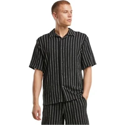 Abbildung von Urban Classics Hemd, Herren, Größe: 5XL, Black offwhite