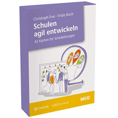 Abbildung von Schulen agil entwickeln: 42 Karten für Schulleitungen. Mit Booklet