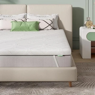 Abbildung von Novilla Matratzen Topper 180x200 5cm Höhe Gel Memory Foam MatratzenTopper für Boxspringbett Wohnwagen Schlafsofa Matratzenauflage Bezug Waschbar Oeko Tex