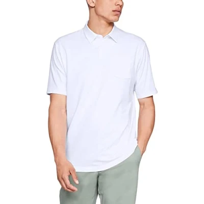 Abbildung von Under Armour Herren Poloshirt Cc Scramble, Weiß, L, 1321111 100
