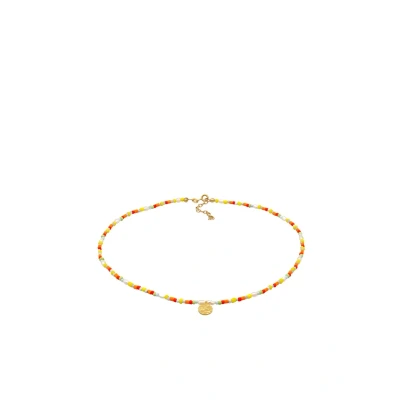Abbildung von Elli COIN Vintage Summer Vibes Halskette goldcoloured, Damen, Größe: 36, Gold coloured