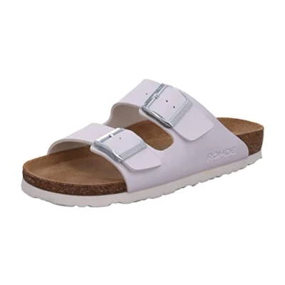 Abbildung von Rohde Pantolette flach, Damen, Größe: 41, Weißtöne Schuhe