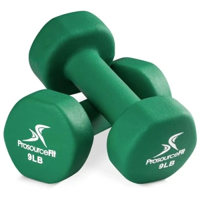 Abbildung von ProsourceFit Neoprene Dumbbell Coated for Non Slip Grip, 9 lb