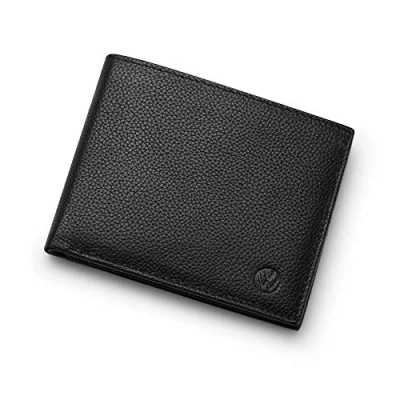 Abbildung von Volkswagen 000087400L041 Geldbörse Portemonnaie Leder Herrenbörse, schwarz