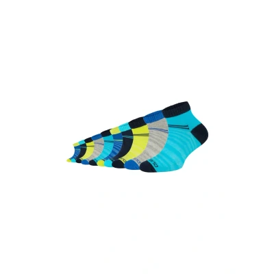 Abbildung von camano KURZ Ventilation 10ER PACK Sportsocken für Kinder, Größe: 23 26, Blue atoll