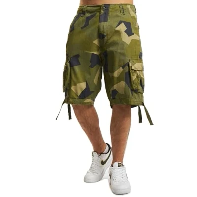 Abbildung von Brandit Accessoires Urban Legend Cargo Shorts, Herren, Größe: 5XL, Swedish camo