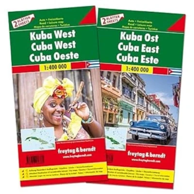 Abbildung von Kuba West und Ost, Autokarten Set 1:400.000 (freytag &amp; berndt Auto + Freizeitkarten)