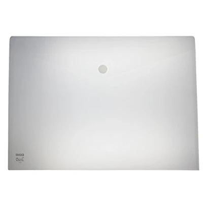 Abbildung von EXXO by HFP 91161 Dokumententasche mit Klettverschluss A3 quer, 5 Stück, transparent, 435 mm x 305