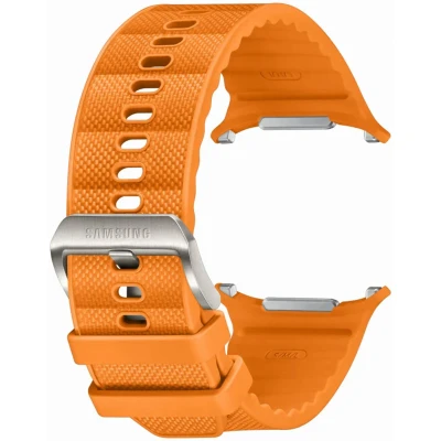 Abbildung von PeakForm Armband für die Samsung Galaxy Watch Ultra Orange Silikon Band