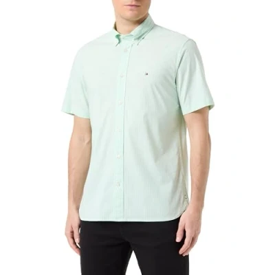 Abbildung von Tommy Hilfiger FLEX Multi Hemd, Herren, Größe: Large, Mint gel