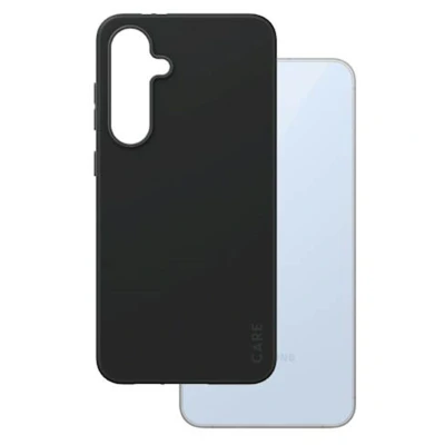 Abbildung von Samsung Galaxy S24 FE Hülle Silikon PanzerGlass Hard Case/Backcover Handyhülle Schwarz Shockproof/Stoßfest