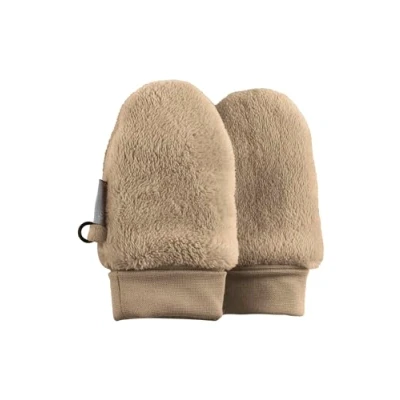 Abbildung von Sterntaler Fäustlinge ohne Daumen aus Teddyflausch mit Bündchen Stretchmaterial (Bio) Unisex Baby und Kinder Handschuhe gefüttert beige, 1
