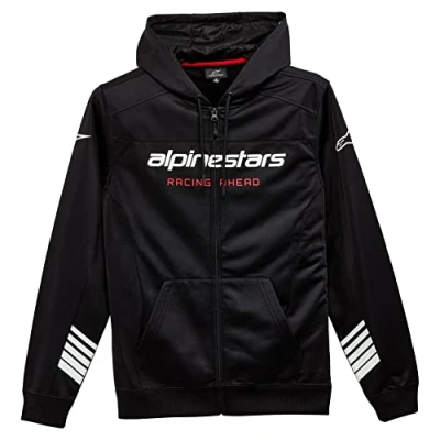 Abbildung von Alpinestars Kapuzenjacke sessions LXE Fleece Hoodie, BLACK/BLACK, L