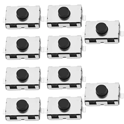 Abbildung von Create idea 10PCS Taktile Mikroschalter Druckknopf Schalter für Auto Fernbedienung Schlüssel 2 Pin Oberflächenmontage Automotive Ersatz Zubehör 4x6x2.5mm