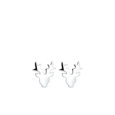 Abbildung von Elli Basic DEER Ohrringe, Damen, Größe: One Size, Silberfarben