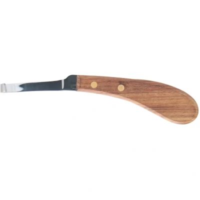 Abbildung von Kerbl Hufmesser mit Holzgriff, Links
