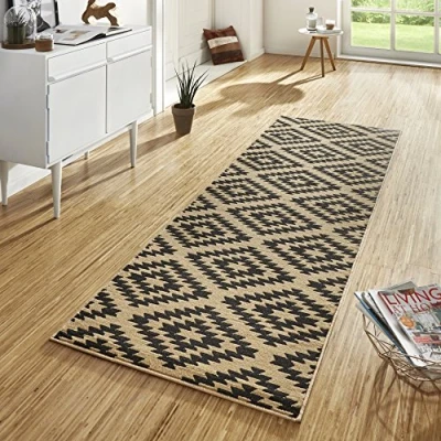 Abbildung von HANSE Home Läufer »Nordic«, rechteckig, 9 mm Höhe, Kurzflor, Raute, Teppich, Weich, Esszimmer, Kinderzimmer, Flur, Modern