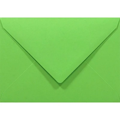 Abbildung von Netuno 50 Brief Umschläge Grün DIN C6 114 x 162 mm 80g Rainbow Briefkuverts farbig grüne Briefumschläge Hochzeit Geburtstag Taufe Weihnachten bunt Briefhüllen green envelope