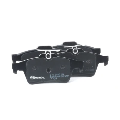 Abbildung von BREMBO P 59 042 Bremsbelagsatz für Verschleißwarnanzeiger vorbereitet ohne Zubehör FORD: C Max, FOCUS 2 Limousine, 3, MAZDA: 3 Hatchback, 5