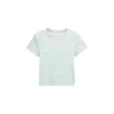 Abbildung von TOM Tailor MIT Muster Tshirt print für Kinder, Größe: 128, Minty green base design