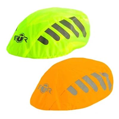 Abbildung von BTR fahrradhelm regenüberzug. Helm Cover x 2. Wasserdichter regenhaube fahrradhelm. Regenschutz für