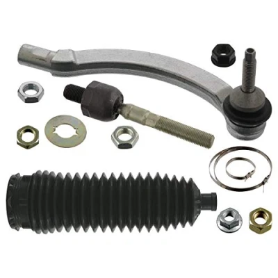 Abbildung von FEBI BILSTEIN 40558 Spurstange Vorderachse rechts mit Muttern Schellen, Lenkmanschetten VOLVO: V70 2, S60 I