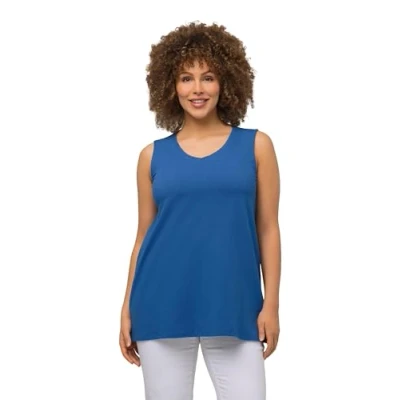 Abbildung von Ulla Popken Top, Damen, Größe: 54/56, Grey blue