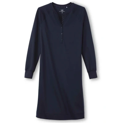 Abbildung von Calida Damen Favourites Dreams Nachthemd, Dark Lapis Blue, 36 38