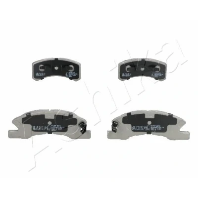 Abbildung von ASHIKA 50 06 609 Bremsbelagsatz Vorderachse MITSUBISHI: Mirage / Space Star Hatchback, DAIHATSU: Cuore 6, 7
