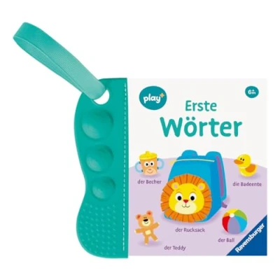 Abbildung von Ravensburger Play+ flip&amp;pop: Erste Wörter (Mein allererstes Beißbuch), Baby Buch ab 6 Monate: Mein Beißbuch
