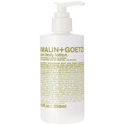Abbildung von (Malin + Goetz) Goetz Rum Body Lotion for Unisex 8.5 oz