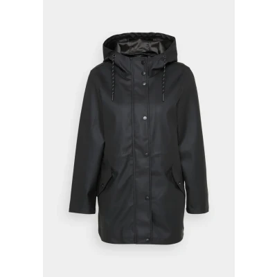 Abbildung von VERO MODA Tall Damen Vmmalou Coated Jacket Noos Jacke, Schwarz, M EU