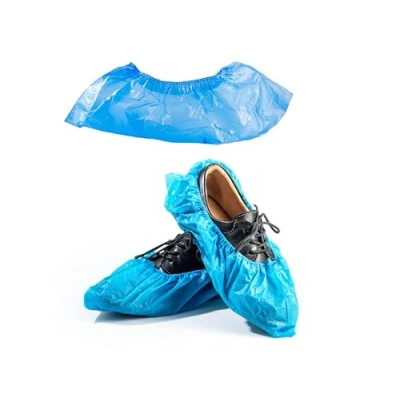 Abbildung von BEPER C206UTI006 Einweg Schuhüberzieher, Set mit 100 Beuteln pro Paar, wasserdichte und rutschfeste Blau, Einheitsgröße