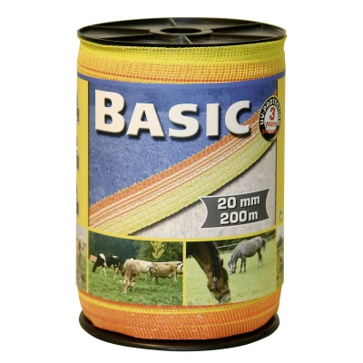 Abbildung von Ako Weidezaunband Basic Gelb/orange 200m 20mm