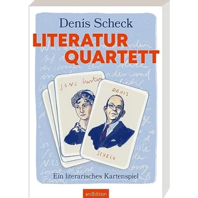 Abbildung von Denis Scheck Literatur Quartett: Ein literarisches Kartenspiel Literaturwissen als Kartenspiel, für alle Bücherfreunde