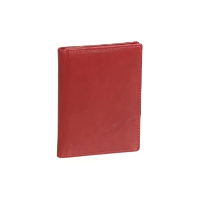 Abbildung von LEAS Ausweis und Kreditkartenhülle Echt Leder, cherry/rot Card Collection