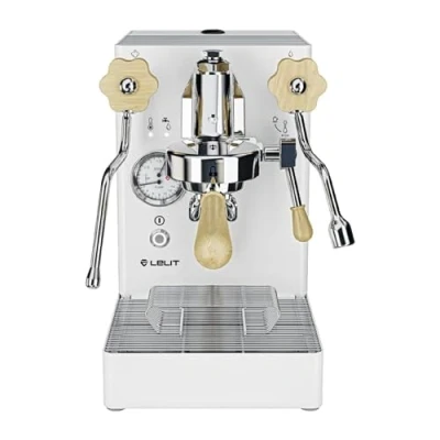 Abbildung von Lelit MaraX Kaffeemaschine Mit Milchaufschäumer Weiß